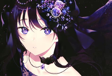 Anime Character Purple Hair