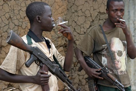 Ak47africa Kalashnikov Rifle African Children Red Team Drc