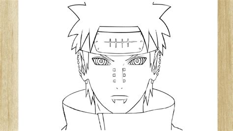 Como Dibujar Pain Naruto Shippuden Youtube