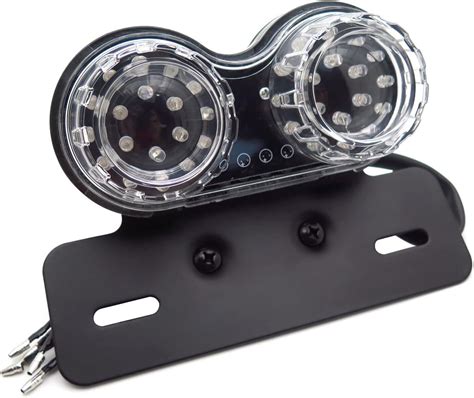 Httmt Mt452 Clear Universal 40w 40 Led Twin Dual Cat Eye