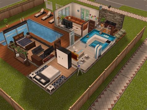Pin De F En Sims Plans Sims 4 Casas Planos De Casas Casa Sims