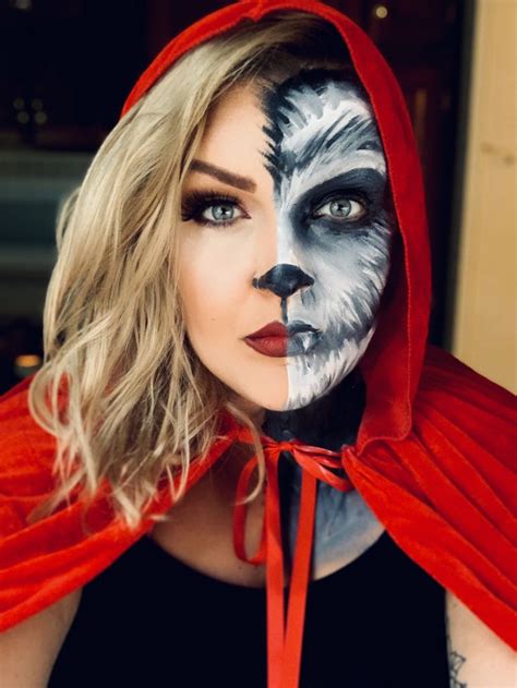 Halloweenmakeup Halloweencostumes Halloweendiy Littleredridinghood Makeup Makeuplooks