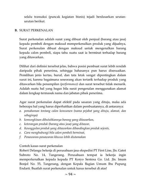 Surat penawaran barang atau jasa tersebut akan membantu perusahaan dalam membangun kerjasama yang menguntungkan. Contoh Surat Perkenalan Perusahaan Via Email - Berbagi ...