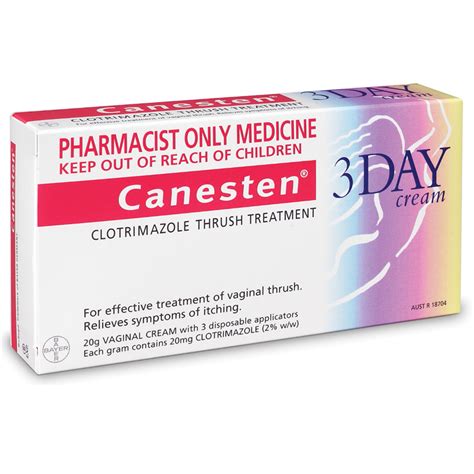 Buy Canesten Clotrimazole Thrush Treatment 3 Day Cream 2 S3 Online