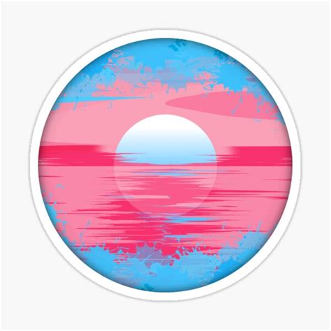 Subtle Trans Pride Flag Sticker For Sale By Roxy7922 Redbubble
