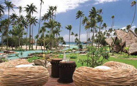 Wallpaper Resort Sea Palm Trees Pool Laucala Island Fiji 3840x2160