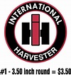 International Harvester Round Emblem Sticker Decal | Etsy