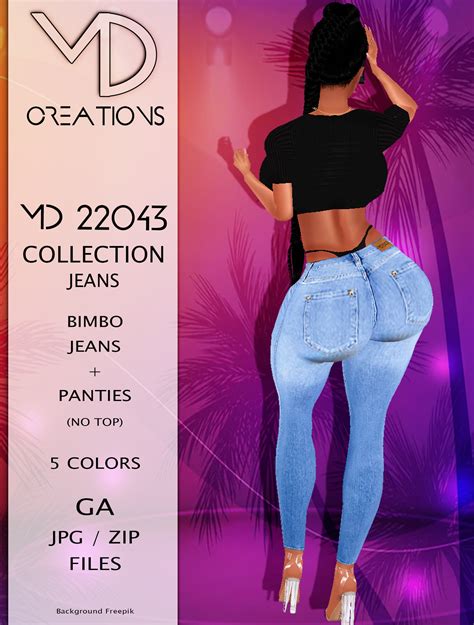 Md 22043 Jeans Bimbo Collection Jeans Imvu Textures Payhip