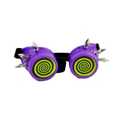 Purple Hypno X Ray Goggles Cosplay Welder Glasses Dysfunctional Doll