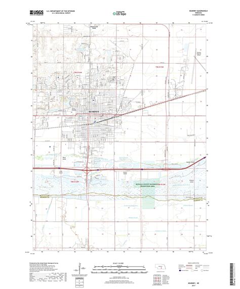 Mytopo Kearney Nebraska Usgs Quad Topo Map