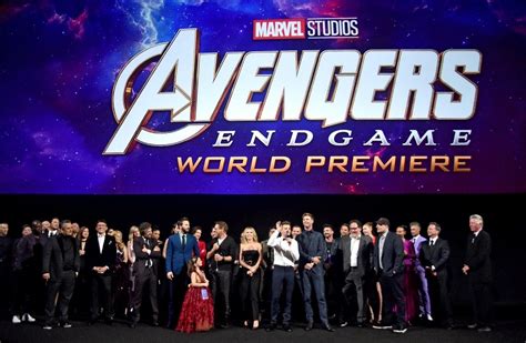 In Photos Marvel Stars Come Together For Avengers Endgame Premiere