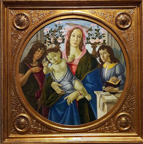 Sandro Botticelli The Madonna And Child With Saint John The Baptist