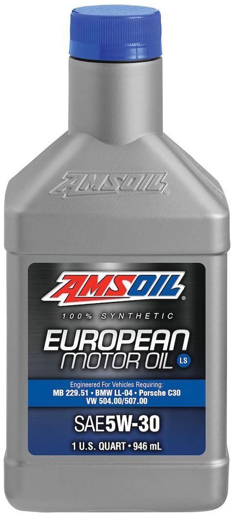 Amsoil Synthetic European Formula Ls Sae 5w30 Motor Oil