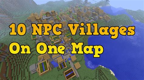 Minecraft Xbox 360 Seeds 10 Npc Villages 5 Black Smith Chests Youtube