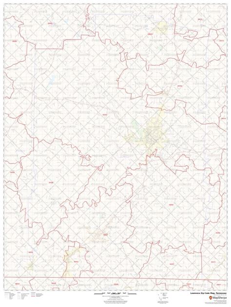 Lawrence Zip Code Map Tennessee Lawrence County Zip Codes