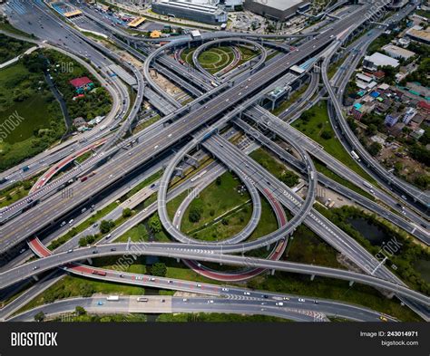 Top View Highway Road Image And Photo Free Trial Bigstock