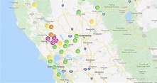 Map: Current PG&E Power Outages in Northern California | KQED