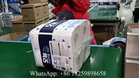 Full Automatic Kitchen Towel Paper Bundle Packing Machine YouTube