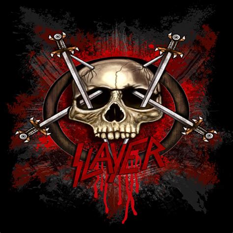 Slayer Skull Pentagram M Metal Posters Art Heavy Metal Music