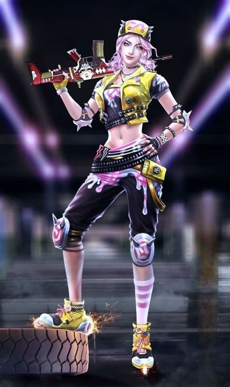 Free Fire Wallpaper em 2020 | Menina com armas, Jogo feminino, Tumbrl girls