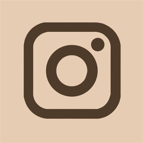 Instagram Brown Desain Ikon Aplikasi Aplikasi Iphone Logo Aplikasi