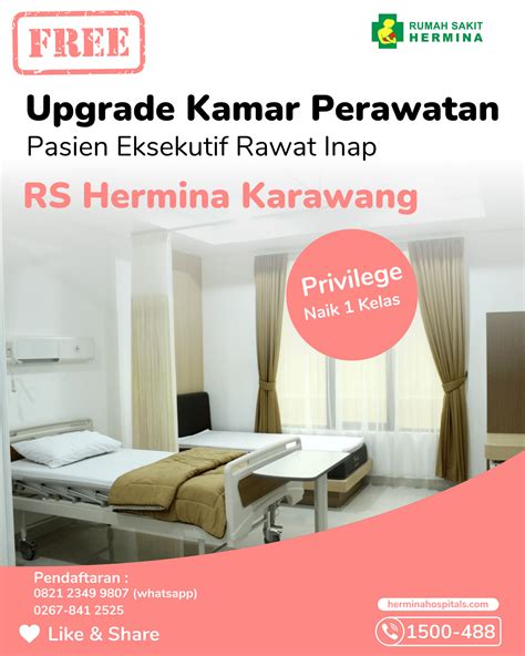 Hermina Hospitals Hermina Karawang Hospital Room Upgrade Promo