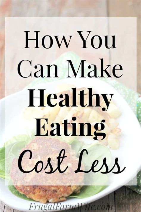 Cost less food co., hanford, california. How You Can Make Eating Healthy Cost Less | The Frugal ...