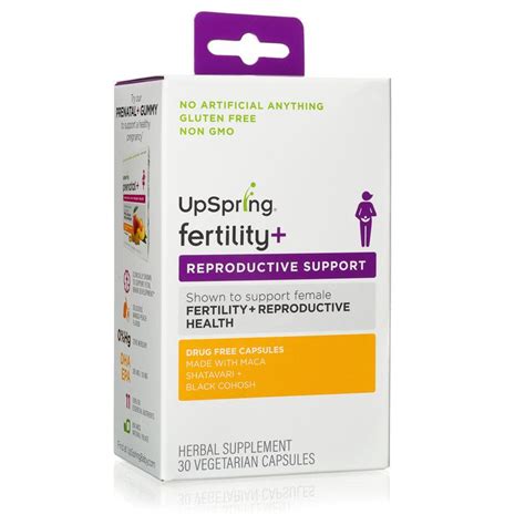 Upspring All Natural Fertility Supplement Capsules For Women 30 Count