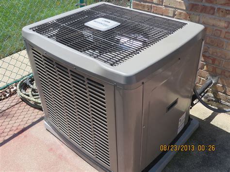 The a/c condenser turns refrigerant vapor into a liquid in your a/c system. File:Condenser unit for central air conditioning.JPG ...