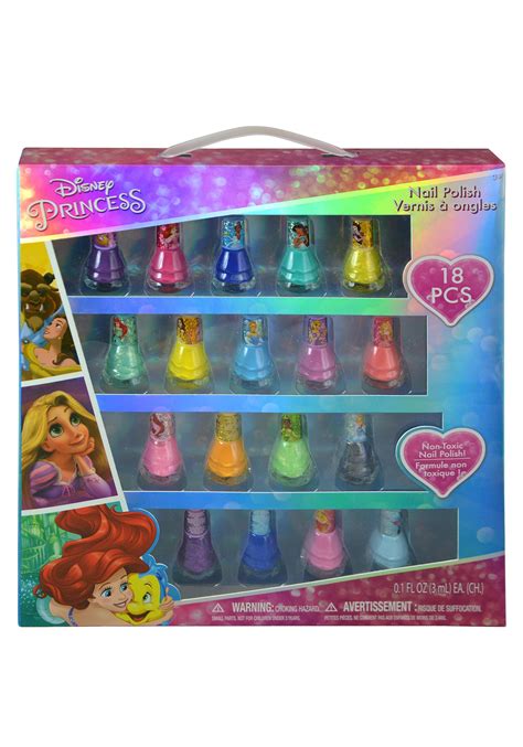 18 Piece Disney Princess Nail Polish Kit