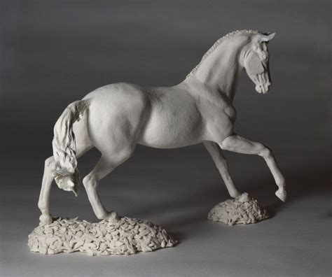 Sculpture Of An Andalusian I Made Using Air Dry Clay Hes About 6