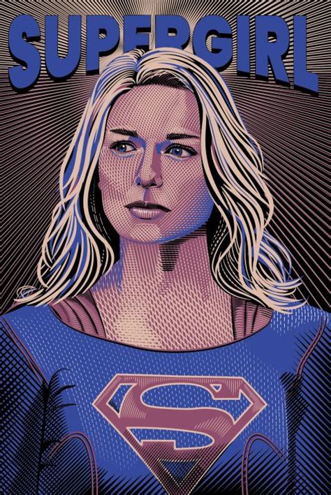 Supergirl Posterspy Supergirl Retro Poster Supergirl Tv