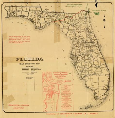 Old Florida Road Maps Printable Maps