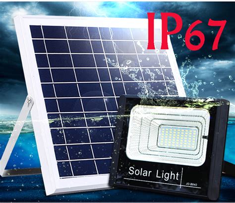 Ip67 Remote Control Solar Flood Light Jd8800