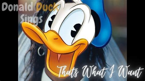 Donald Duck Sings Thats What I Want Youtube