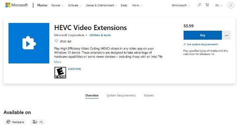 How To Install Hevc Codecs On Windows For Free Official And Extra