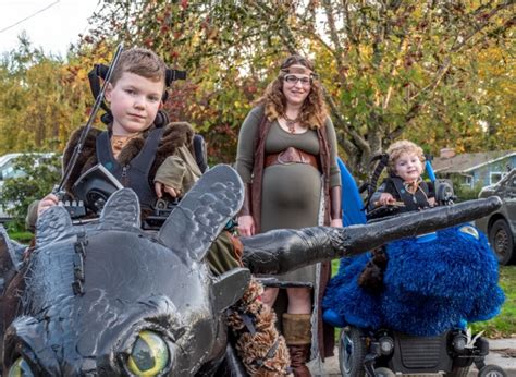 Both wheelchair costumes easily attach to the wheelchair with hook and loop closure. This Nonprofit Makes Halloween Costumes for Kids in ...