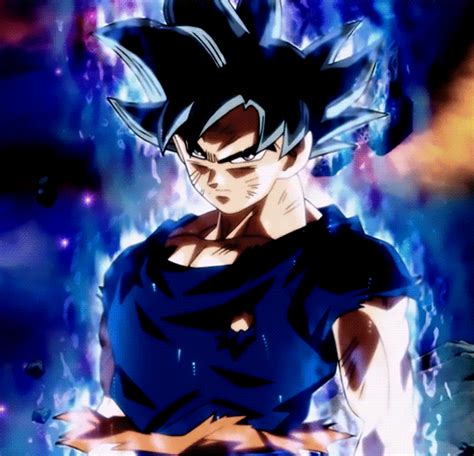 Imagenes De Goku En Movimiento Gif De Goku Ultra Instinto Para Fondo Sexiz Pix