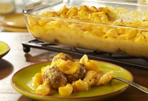 Macaroni is combined with canned cheese soup, topped with shredded colby cheese and baked. salsa mac and cheese campbell's