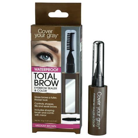 Cover Your Gray Total Brow Waterproof Brown Brows Eyebrow Sealer
