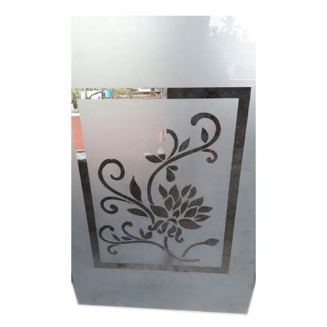 Frosted Glass For Home Window Thickness 5 Mm At Rs 180 Square Feet In Machilipatnam
