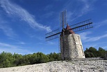 Moulin de Daudet.windmill of Alphonse Daudet. Provence. France ...
