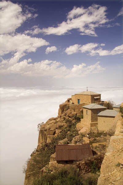 Debre Bizen Orthodox Monastery Above The Clouds Eritrea Beautiful