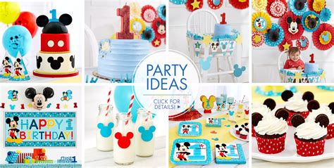 Mickey Mouse 1st Birthday Party Supplies Party City