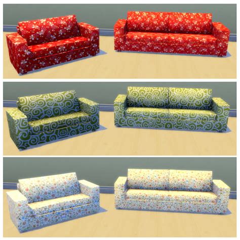 6 Sofa And Loveseat By Chalipo At All 4 Sims Sims 4 Updates