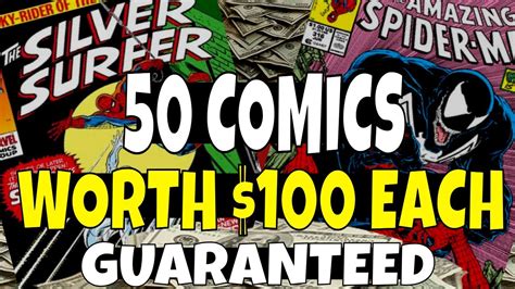 50 Comic Books Worth 100 Or More Guaranteed Do You Have These