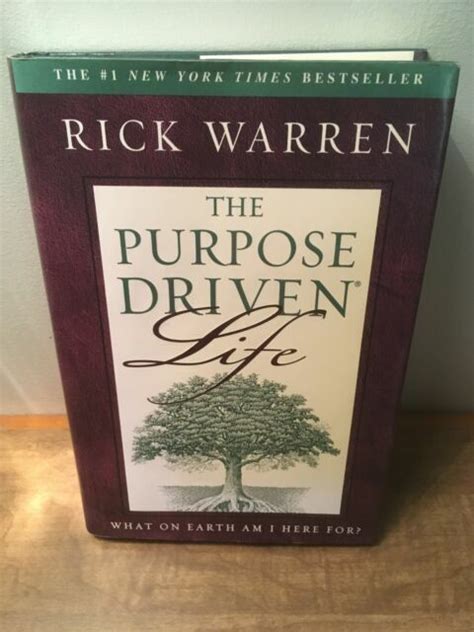 The Purpose Driven Life By Rick Warren Hardcover Ebay