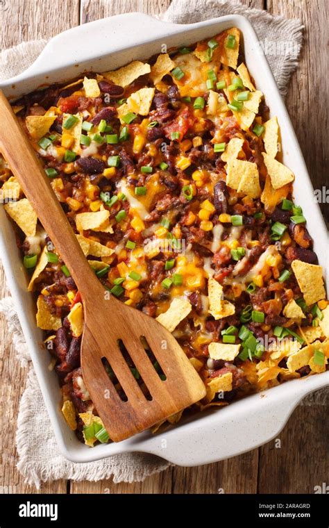 Cheesy Crunchy Frito Pie Recipe With Ground Beef Ranch Style Beans