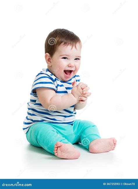 Portrait Of Smiling Baby Boy Stock Image Image Of Baby Care 36725593
