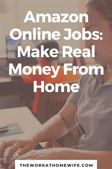 Amazon Online Jobs Make Real Money From Home